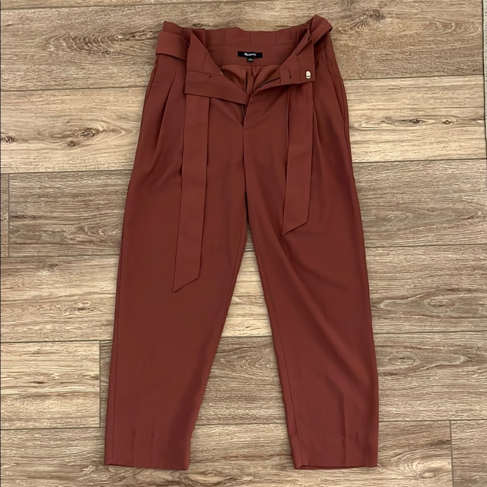 Madewell Belted Paper Bag Trouser